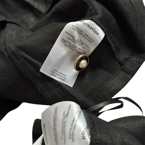 Reformation Roxy Linen Two Piece Size 4 - Picture 5 of 5